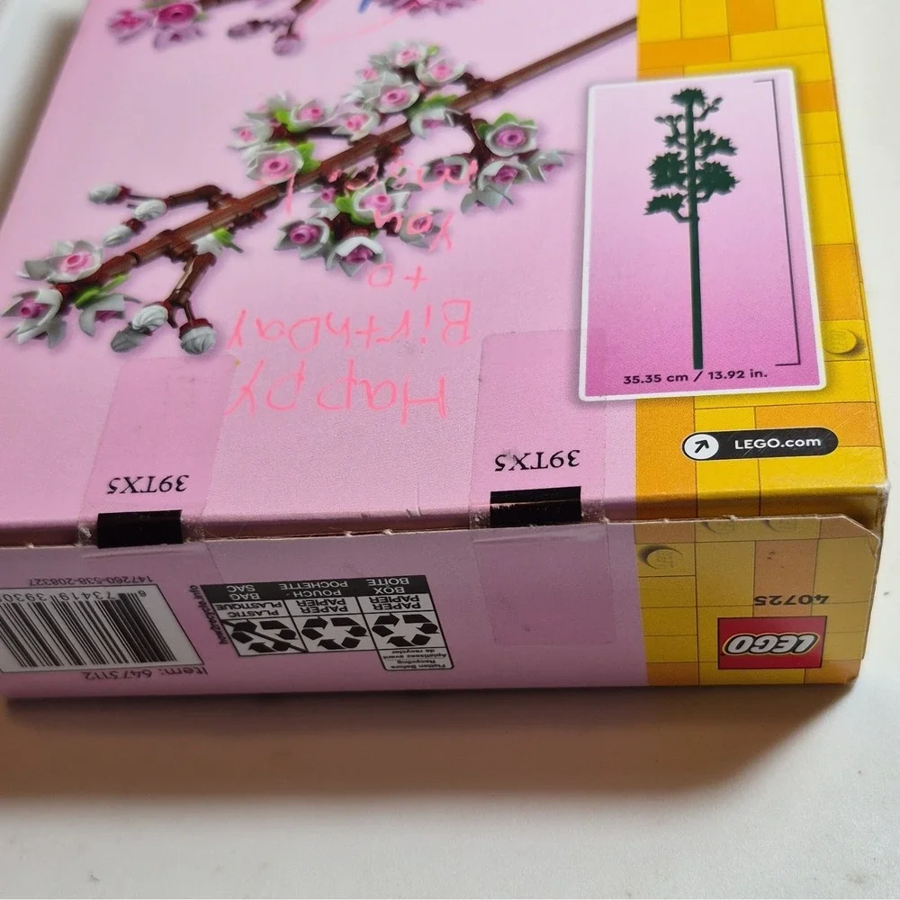 LEGO Botanicals Botanical Collection Cherry Blossoms 40725 430 pcs 8+ Box sealed